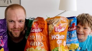 Johan och Ludvig testar Estrellachips [upl. by Mars291]