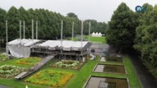 Zeitraffer Wie der Schlossgarten sich in ein Festivalgelände verwandelt [upl. by Nylirrej]