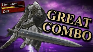 Elden Ring Greatsword Of Solitude Has A Great Combo [upl. by Beedon]