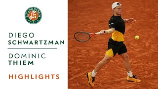 Diego Schwartzman vs Dominic Thiem  Quarterfinals Highlights  RolandGarros 2020 [upl. by Adeuga]