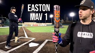 Hitting with the 2024 Easton Mav 1  BBCOR Baseball Bat Review [upl. by Ernaline]