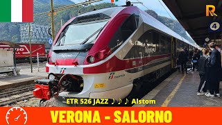 Cab Ride Verona  Salorno Brenner Railway  Italy train drivers view in 4K [upl. by Eannaj]