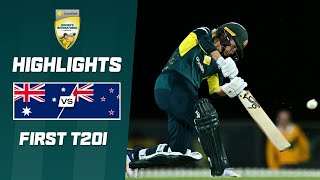 Australia v New Zealand 202425  First T20I [upl. by Nylecsoj]