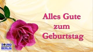 Alles Gute zum Geburtstag Lied ❤️schönes Geburtstagslied 🎶😍Geburtstagswünsche mit Text Lyric Video [upl. by Frere]