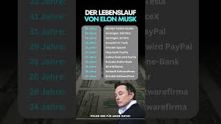 Der Lebenslauf von Elon Musk vermögensaufbau investieren [upl. by Beverly]