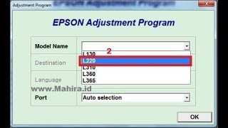 Cara Reset EPSON L220  how to reset epson l220 l360 l130 l310 l360 amp l365 printer [upl. by Felske]