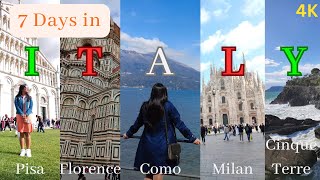 How to spend 7 days in Italy Best Itinerary [upl. by Moulden133]