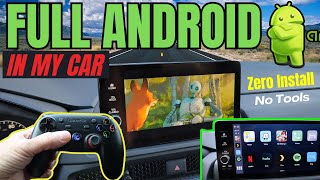 🔴Full Android 13 in My CAR Upgrade your Apple CarPlay or Android Auto Zero Install USB by Binize [upl. by Norrie]