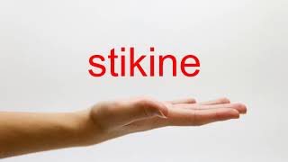 How to Pronounce stikine  American English [upl. by Ernestus]