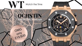 Ochstin 6100C Anyone for a 20 automatic ‘RO’ homage  Royal Oak Homage  Black Friday Sale [upl. by Armand2]