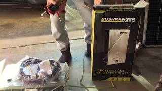 Setting Up A BushRanger Portable Gas Hot Water System [upl. by Esojnauj656]