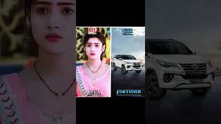 Dangle tv serial all beautiful actress and his favourite cars🚘support guys🙏dangeltv shorts viral [upl. by Shama]