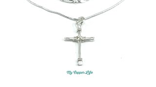 Handmade Silver Cross Pendant by My Copper Life [upl. by Clements]