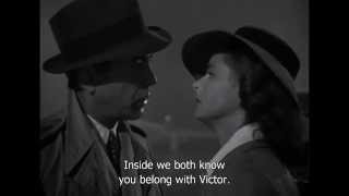 Casablanca Separate Ways Scene HD amp Sub [upl. by Erfert]