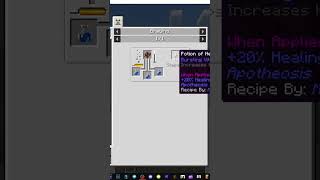 🟨 HOW to GET the HEALING BOOST POTION from the APOTHEOSIS MOD in MINECRAFT [upl. by Yenduhc]