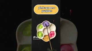 PinkGreenPurple Color asmrguessthecolorcolormixingsatisfying [upl. by Gottwald132]