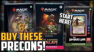 Top 5 Best Precon Decks for Commander for Beginners Bloomburrow UPDATE  Magic The Gathering [upl. by Launame384]