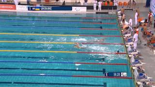 Mens 4x100m freestyle relay 34points  Final  2014 IPC Swimming European Championships Eindhoven [upl. by Haggar]