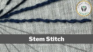 Stem stitch [upl. by Marjory285]