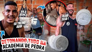 LEO STRONDA TESTOU O FELISBERTO NA ACADEMIA DE PEDRA COM TENENTE EUSÉBIO [upl. by Shenan]