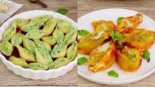 Conchiglioni ripieni di ricotta e spinaci il piatto saporito e perfetto per ogni occasione [upl. by Kial]