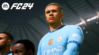 Manchester City Vs Arsenal  Ft Haaland Saka  Premier League  Full Match  FC 24 [upl. by Sirahc459]