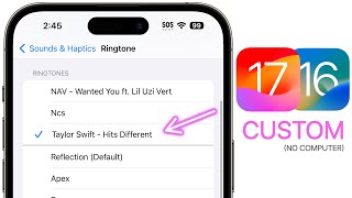 How to Set ANY Song as RINGTONE on iPhone Easiest Way [upl. by Eirrot]