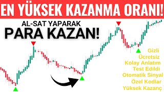 KOLAY PARA KAZANMAK İÇİN ÜCRETSİZ KULLANABİLECEĞİNİZ ALSAT SİNYALİ VEREN TRADİNGVİEW İNDİKATÖRÜ [upl. by Olivie]