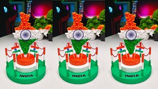 Independence day Craft Idea  15th August School project idea  Independence day Special Craft [upl. by Darum982]