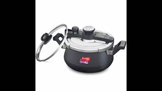 Prestige Clipon 5 Litre Hard Anodised Outer Lid Pressure Handi at Rs 4149cooker prestige [upl. by Kenaz]