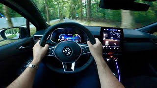 NEW RENAULT CLIO Facelift 2024  POV test drive amp REVIEW ETech Hybrid 145 HP [upl. by Yruy]