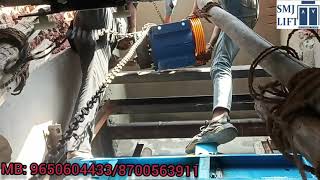 New MRL Lift Motor pulling amp installationMRL Lifthome liftgoods Elevatorcheep Liftviral video [upl. by Farrah47]