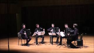 Sabre Dance  Aram Khachaturian Accordion Quintet [upl. by Aelhsa]