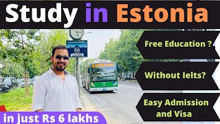 STUDY IN ESTONIA in 2024  COMPLETE GUIDE [upl. by Anirbed514]