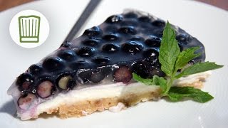 FrischkäseTorte mit BröselBoden und Blaubeeren chefkoch [upl. by Enitsej]