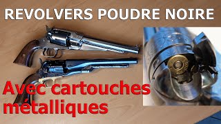 UTILISER DES CARTOUCHES METALLIQUES AVEC UN REVOLVER POUDRE NOIRE [upl. by Dream467]