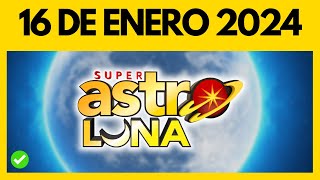 Resultado de ASTRO LUNA hoy martes 16 de ENERO del 2024 💫✅💰 [upl. by Fred]