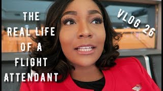 The quotReal Lifequot of a Flight Attendant  Vlog 26  RESERVE LIFE [upl. by Elinad]