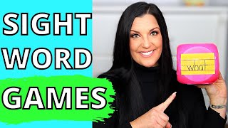 SIGHT WORD ACTIVITIES FOR KINDERGARTEN AND PRESCHOOL  How to Teach Sight Words at Home [upl. by Nnylirej333]