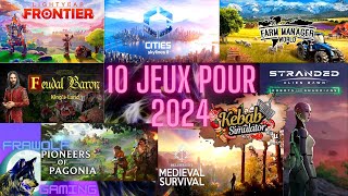 10 JEUX POUR 2024  🎮 [upl. by Akibma]