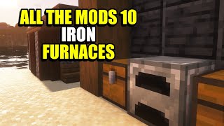 Ep3 Iron Furnaces  Minecraft All The Mods 10 Modpack [upl. by Cristin]