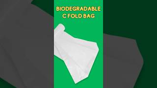 Biodegradable C Fold Bags EcoFriendly Convenience plasticbagwholesale biodegradablebag cfoldbag [upl. by Atteroc]