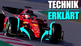 Formel 1 Technik 2022 erklärt Was bewirken diese Teile [upl. by Lorou372]