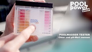 Pooltester  Chlor und pH Wert manuell messen [upl. by Innek803]