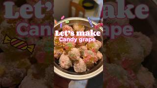 I made the candied grape or candy grape This was so good shortvideo youtubeshorts candygrape [upl. by Ledniahs]