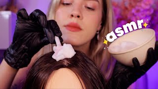 ASMR ROLEPLAY  Tricologista cuida do seu cabelo ✨👩🏼‍⚕️ Voz suave e atenção pessoal [upl. by Aramas]