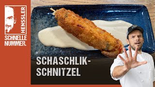 Schnelles SchaschlikSchnitzel Rezept von Steffen Henssler [upl. by Saleem]