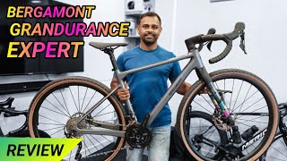 A Carbon Gravel Bike with Shimano GRX Groupset  Bergamont Grandurance Expert Malayalam Review [upl. by Eibocaj]