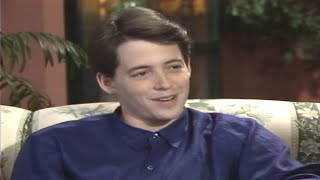 Matthew Broderick discusses stage debut and career in 1987 interview  KCRA Entertainment Archives [upl. by Netsew]