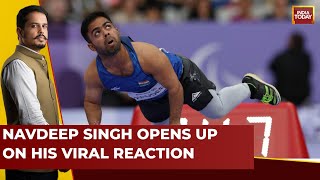 Navdeep Singh Exclusive After His Viral Paralympic Win Reaction  5ive Live With Shiv Aroor [upl. by Haziza]